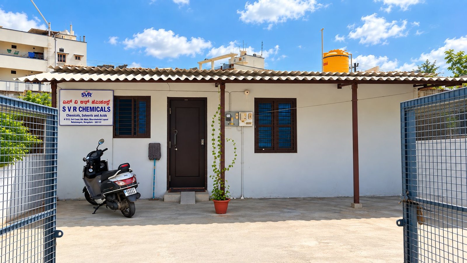 SVR Chemicals office and store in Nelamangala, Bengaluru, Karnataka